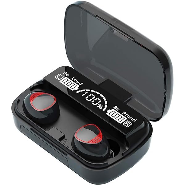 Fone de Ouvido Bluetooth 5.1 M10 Tws Preto Headphone 5.3 