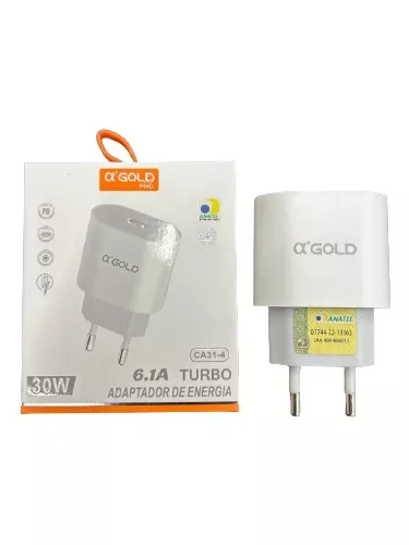 Fonte Tipo-c 30w 6.1a Turbo - Fonte Com Entrada Usb-c